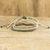 Macrame bracelets, 'Harmonious Song in Sage' (set of 3) - Green and Beige Macrame Bracelets (Set of 3)