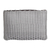 Handwoven toiletry bag, 'Travel in Grey' - Recycled Vinyl Cord Grey Toiletry Bag Handwoven in Guatemala (image 2a) thumbail