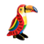 Wood figurine, 'Tranquil Toucan' - Handmade Guatemalan Multicolored Wood Figurine of Bird