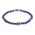 Lapis lazuli and sodalite beaded stretch bracelet, 'Wonderful Rain' - Guatemalan Lapis Lazuli and Sodalite Beaded Stretch Bracelet