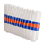 Handwoven cosmetic bag, 'Ecological Fusion' - Striped Cosmetic Bag in White Handwoven in Guatemala (image 2b) thumbail