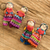 Muñecas preocupadas (juego de 4) - Muñecos de preocupación guatemaltecos hechos a mano (juego de 4)