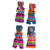 Worry dolls, 'Loving Friends' (set of 4) - Handcrafted Guatemalan Worry Dolls (Set of 4)
