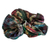 Upcycled cotton scrunchie, 'Colorful Traditions' - Multicolor Scrunchie Made from Upcycled Cotton in Guatemala (image 2b) thumbail