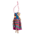 Worry doll ornament, 'Kahlo' - Handcrafted Worry Doll Christmas Ornament (image 2c) thumbail