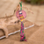 Cotton ornament, 'Catcher of Dreams' - Guatemalan Worry Doll Ornament (image 2) thumbail