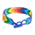 Beaded wristband bracelet, 'Happiness and Color' - Handcrafted Rainbow Beaded Wristband Bracelet (image 2c) thumbail