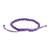 Macrame bracelet, 'Knot Uncommon in Purple' - Artisan Crafted Macrame Wristband Bracelet