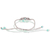 Makramee-Armbänder mit Perlen, (Paar) - Handgefertigte Makramee-Armbänder aus Perlen (Paar)