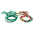 Cotton macrame bracelets, 'colourful Culture' (set of 12) - 12 Unisex Assorted and Adjustable Cotton Macrame Bracelets