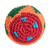 Cotton hacky sack, 'Colorful Joy' - Handknit Multicolor Cotton Hacky Sack from Guatemala