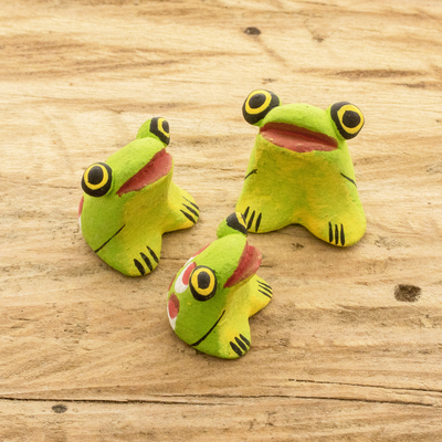 Meditating Frog SET OF TWO, Frog Figurine, Meditating Frog, Yoga Frog, Frog  Decor