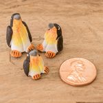 Ceramic figurines, 'Penguin Reunion' (set of 3) - Set of 3 Penguin Ceramic Figurines from Guatemala