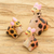 Ceramic figurines, 'Giraffe Reunion' (set of 3) - Guatemalan Set of 3 Giraffe Ceramic Figurines (image 2) thumbail