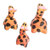 Ceramic figurines, 'Giraffe Reunion' (set of 3) - Guatemalan Set of 3 Giraffe Ceramic Figurines (image 2c) thumbail