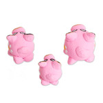 Ceramic figurines, 'Pink Pig Family' (set of 3) - Set of 3 Pink Pig Ceramic Figurines Handcrafted in Guatemala