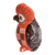 Ceramic figurine, 'Summer Tecolote' - Red Owl-shaped Ceramic Figurine Handmade in Guatemala (image 2b) thumbail