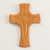 Wood wall cross, 'Renewed Faith' - Cedar Wood Wall Cross Hand Crafted in Guatemala