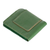 Brieftasche aus Leder, 'Happy Frog' - Grüne Brieftasche aus 100% Leder mit Froschmotiv und Futter aus 100% Wildleder