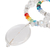 Crystal and glass beaded suncatcher, 'Rainbow Spiral' - Rainbow Crystal and Glass Beaded Spiral Suncatcher