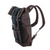 Leather-accented backpack, 'Blue Adventure' - Leather-Accented Backpack in Blue (image 2b) thumbail