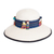 Cotton hat band, 'Problem-Free' - Hand Stitched Hat Band from Guatemala with Worry Dolls thumbail