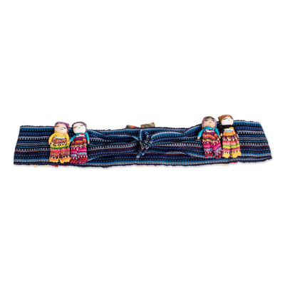 Hutband aus Baumwolle - Handgefertigtes Hutband für Sorgenpuppen aus Guatemala