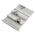 Cotton table runner, 'Love Embroidery' - Handloomed Cotton Table Runner with Floral Embroidery thumbail