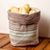 Cotton basket, 'Family Ties' - Handloomed Natural and Recycled Cotton Basket in Alabaster (image 2c) thumbail