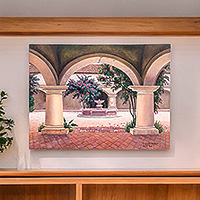 'Former Capuchin Convent' (2022) - Signed Stretched Realist Painting of Ancient Building