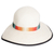 Glass beaded hatband, 'Striped Sunset' - Handcrafted Glass Beaded Hatband with Striped Pattern