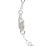 Jade and larimar link bracelet, 'Precious Union' - Sterling Silver Link Bracelet with Jade and Larimar Stones