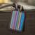 Cotton luggage tag, 'Traveling Love' - Multicoloured Cotton Luggage Tag Handmade in Guatemala
