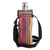 Cotton bottle carrier, 'colourful Roots' - Striped Cotton Bottle Carrier Hand-Woven in Guatemala