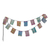 Cotton garland, 'Flags of World Peace' - Cotton Flag Garland as Prayers for Peace