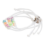 Handcrafted pendant bracelets, 'Radiant Friendship' (set of 3) - Set of 3 Handcrafted Beaded Pendant Bracelets from Guatemala