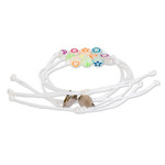 Handcrafted pendant bracelets, 'Radiant Friendship' (set of 3) - Set of 3 Handcrafted Beaded Pendant Bracelets from Guatemala