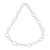 Collar de eslabones de plata de ley - Collar de eslabones de plata de ley con motivos de burbujas