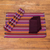 Manteles individuales y servilletas de algodón (juego de 4) - Manteles individuales de algodón tejidos a mano con servilletas (juego de 4)
