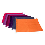 Cotton napkins, 'Spring Facets' (set of 6) - Set of 6 Handwoven Cotton Napkins with Vibrant Palette