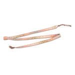 Glass beaded wrap bracelet, 'Casual Mosaic' - Handcrafted Glass Beaded Wrap Bracelet with Mosaic Pattern