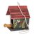 Reclaimed wood birdhouse, 'Floral Nature' - Hand-Painted Reclaimed Pinewood Birdhouse Shabby Chic Style