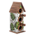 Reclaimed wood birdhouse, 'My Country's Flora' - Shabby Chic Hand-Painted Birdhouse from Reclaimed Pinewood (image 2a) thumbail