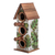 Reclaimed wood birdhouse, 'My Country's Flora' - Shabby Chic Hand-Painted Birdhouse from Reclaimed Pinewood (image 2b) thumbail
