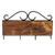 Wood coat and key rack, 'Leaf Spell' - Wood and Iron Coat and Key Rack with Hand-Painted Leaves (image 2d) thumbail