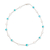 Cultured pearl and turquoise beaded necklace, 'Innocence and Hope' - Polished Cultured Pearl and Turquoise Beaded Necklace