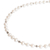 Cultured pearl beaded necklace, 'Pearly Richness' - Sterling Silver Beaded Necklace with Natural Cream Pearls