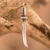 Silver pendant, 'Samurai's honour' - Silver Katana Pendant Handcrafted in Costa Rica