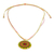 Resin pendant necklace, 'Spring Mandala' - Handmade Resin Mandala Pendant Necklace with Colorful Hues (image 2c) thumbail