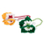 Crocheted ornaments, 'Colorful Magic' (set of 4) - Set of 4 Crocheted Butterfly Ornaments in Colorful Palette (image 2c) thumbail